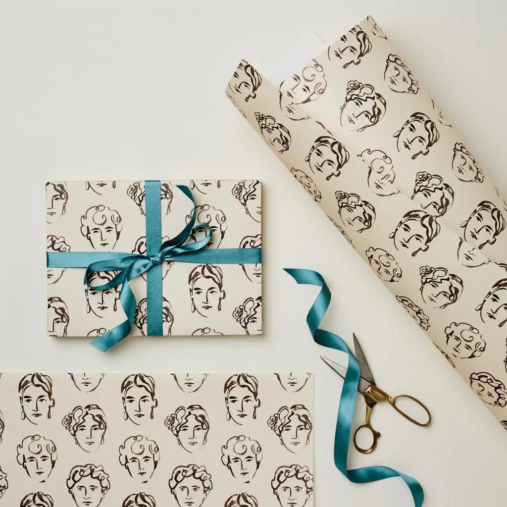 Wrapping Paper Sheet | Portraits