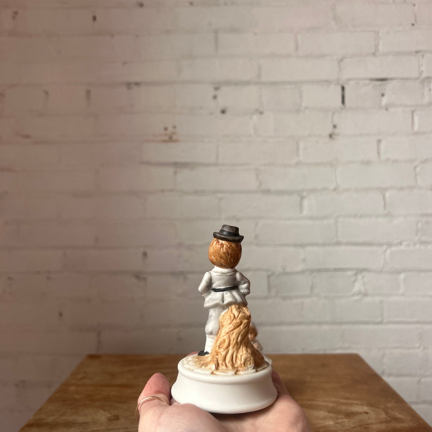 Vintage Boy & Girl Porcelain Figurines