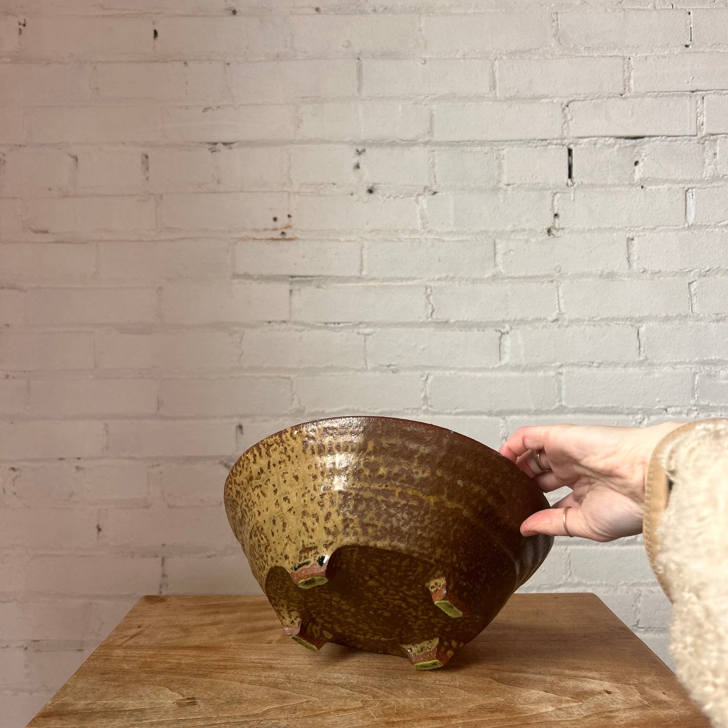 Handmade Speckled Ceramic Bowl