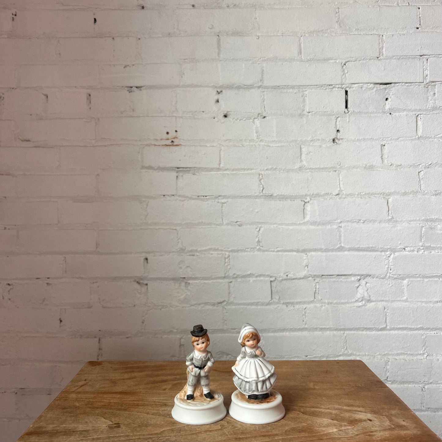 Vintage Boy & Girl Porcelain Figurines