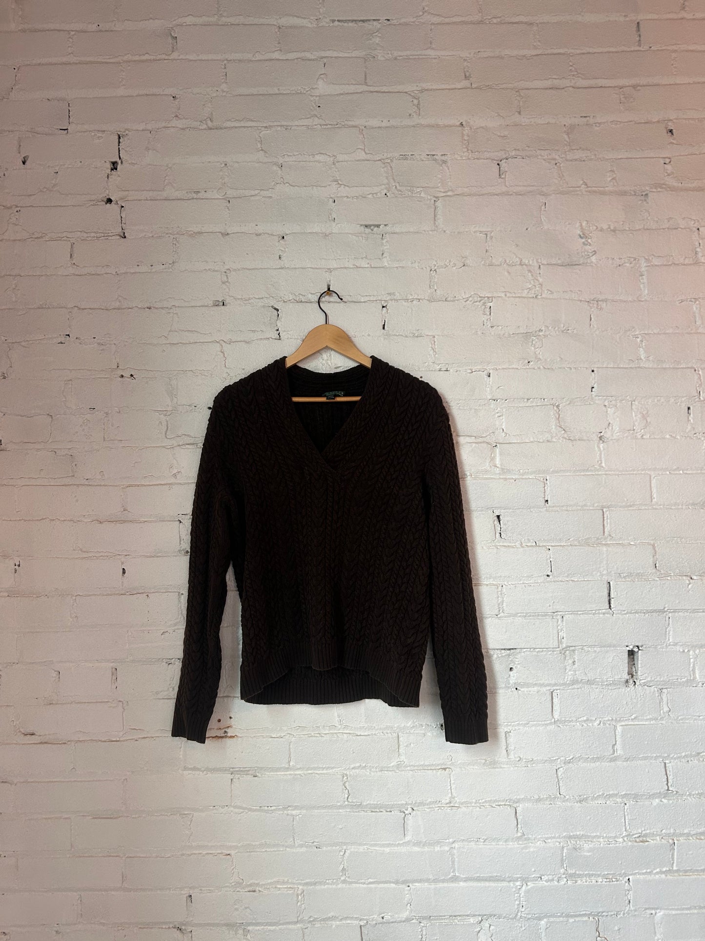 Chocolate Brown Ralph Lauren Sweater