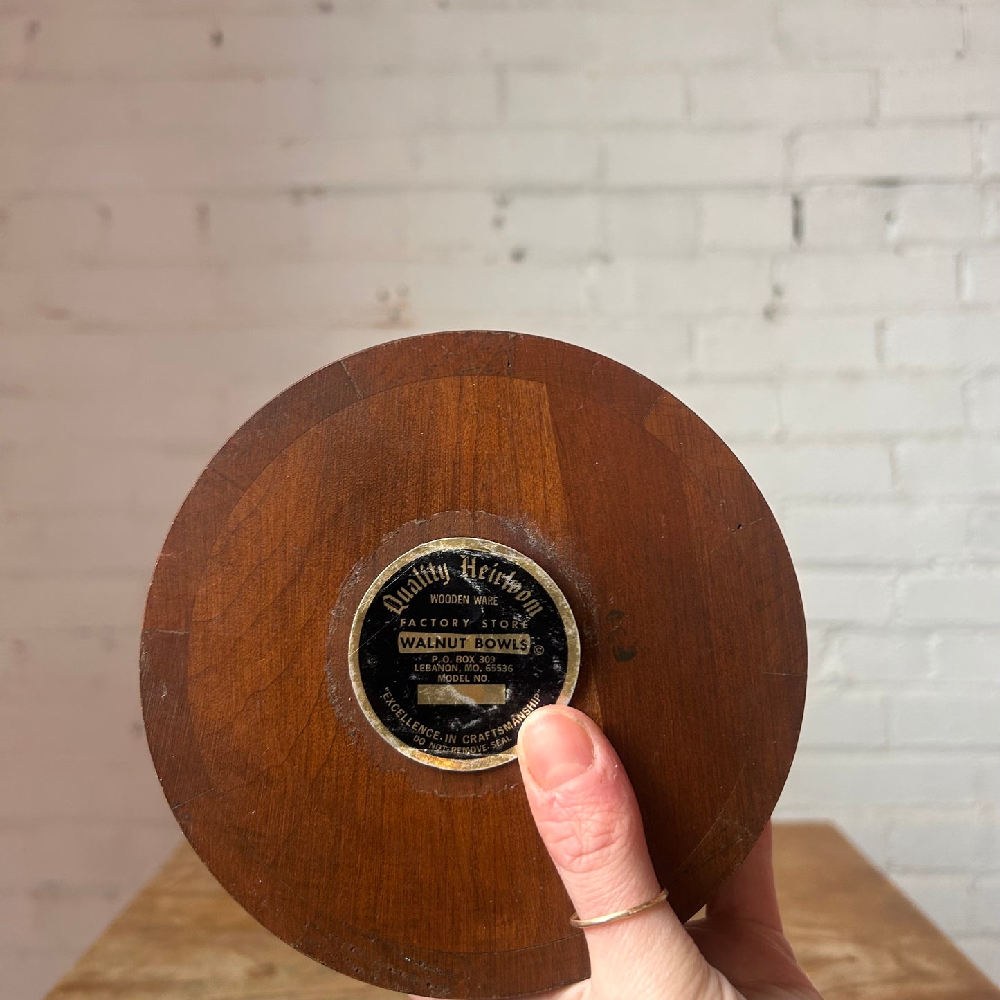 Vintage Quality Heirloom Walnut Bowls