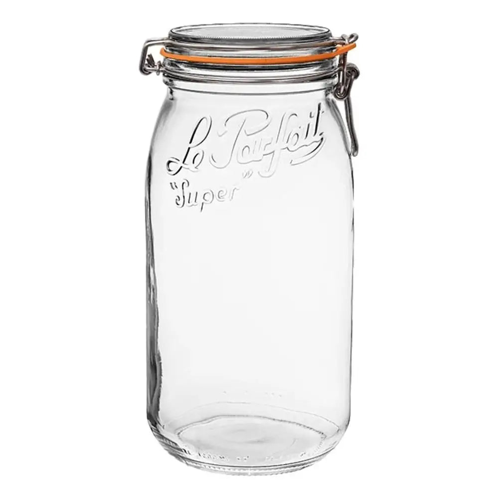 Rounded Glass Jar