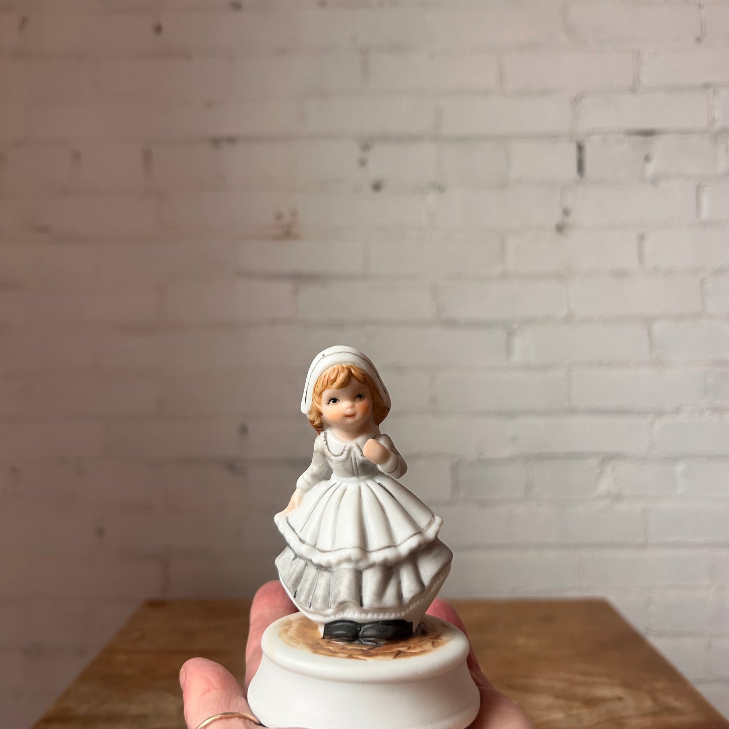 Vintage Boy & Girl Porcelain Figurines