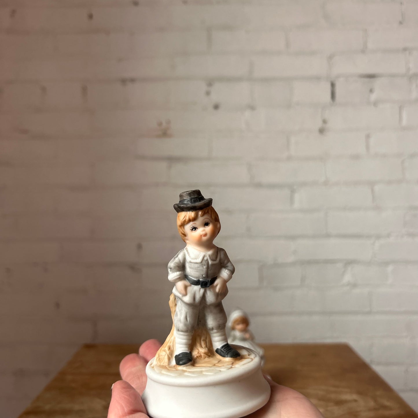 Vintage Boy & Girl Porcelain Figurines