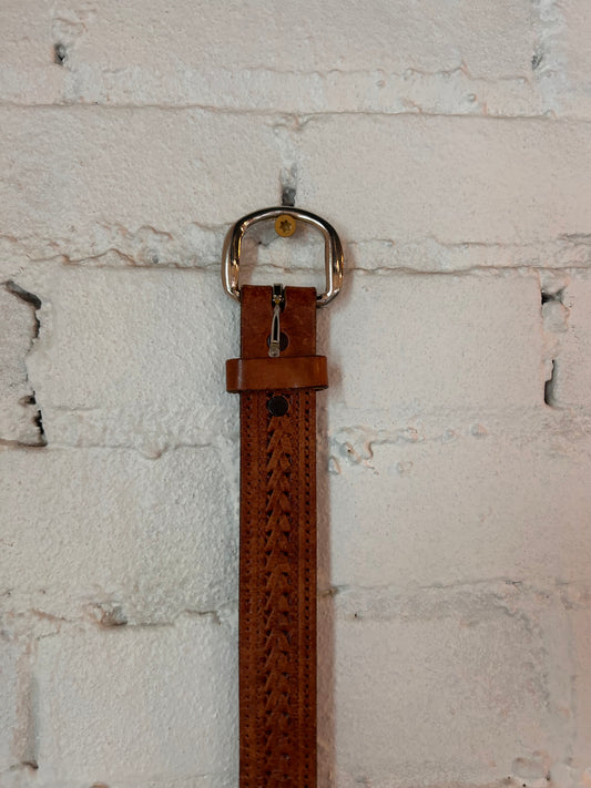 Brown Leather Belt | Size 38