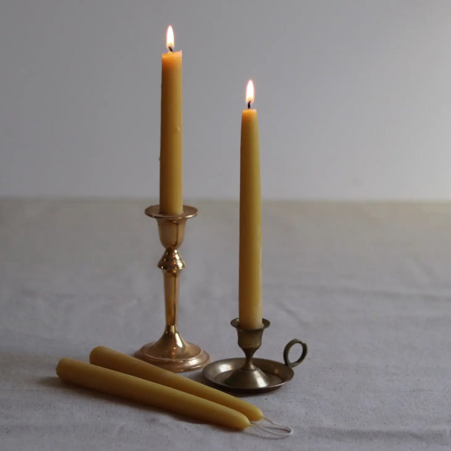 Hand Dipped Dinner Candle Pair