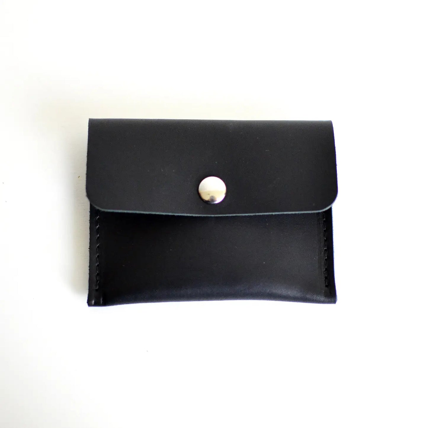 Mini Leather Wallet | Black