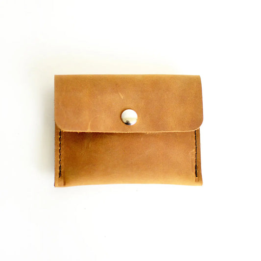 Mini Leather Wallet | Honey