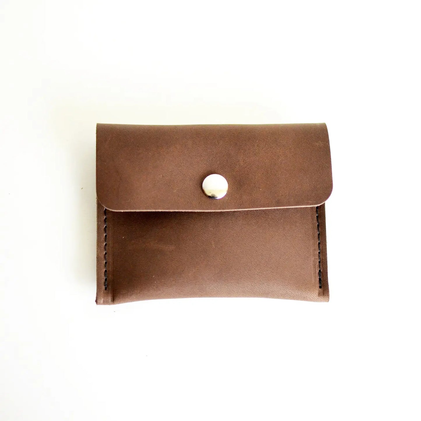 Mini Leather Wallet | Chocolate Brown